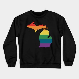 Michigan State Rainbow Crewneck Sweatshirt